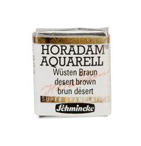 Schmincke Horadam aquarelverf in half napje 1,6 ml – 923 Desert Brown