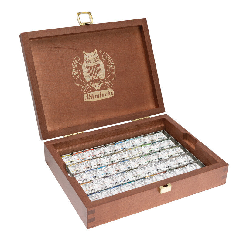 Schmincke Horadam Super Granulation aquarelverf, 50 halve napjes