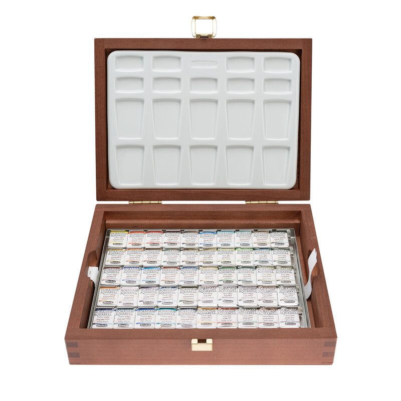 Schmincke Horadam Super Granulation aquarelverf, 50 halve napjes