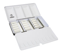 Schmincke lege metalen doos voor 18 tubes van 5 ml
