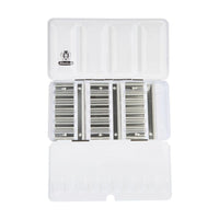 Schmincke lege metalen doos voor 18 tubes van 5 ml