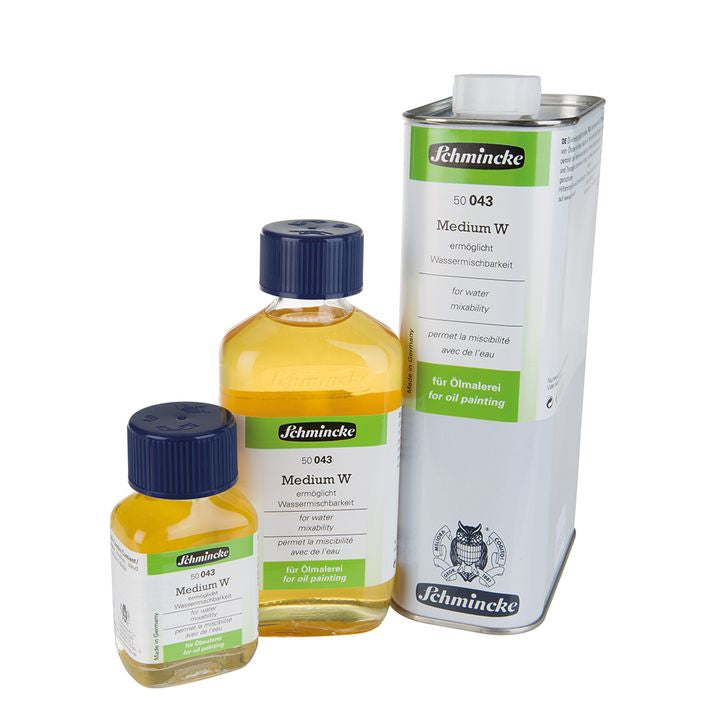 Schmincke Medium W om olieverf met water te verdunnen, 60 en 200 ml