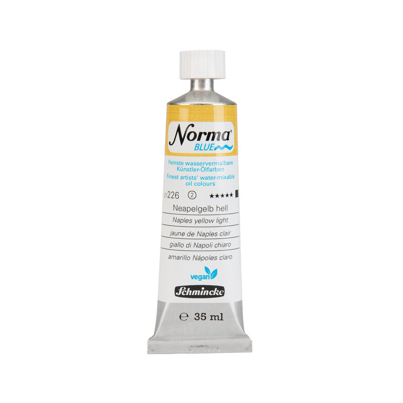 Schmincke Norma Blue olieverf 35 ml – 226 Napelsgeel licht