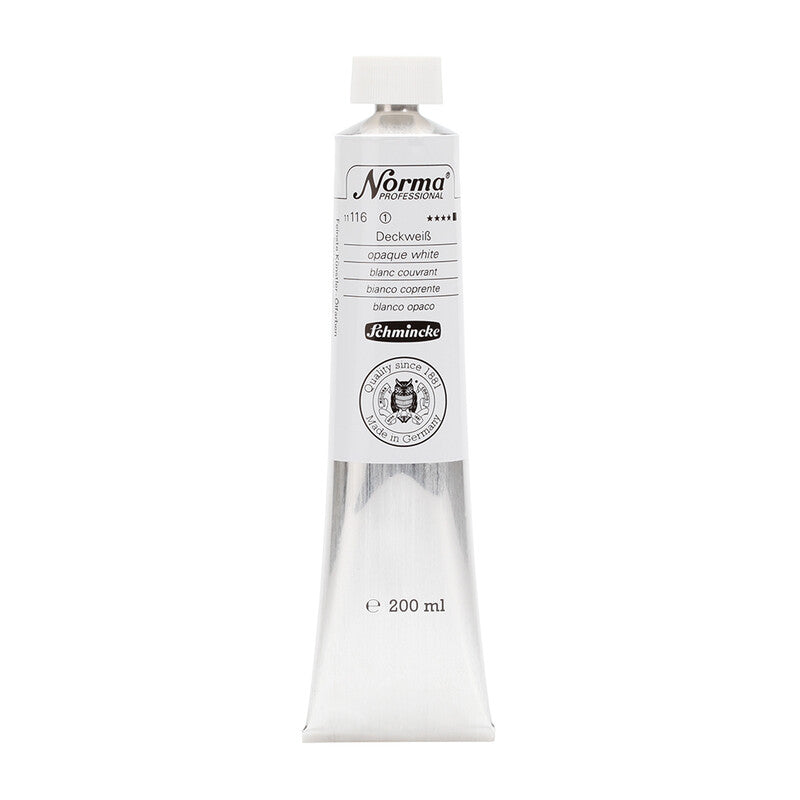 Schmincke Norma Professional olieverf 200 ml – 116 Dekkend wit