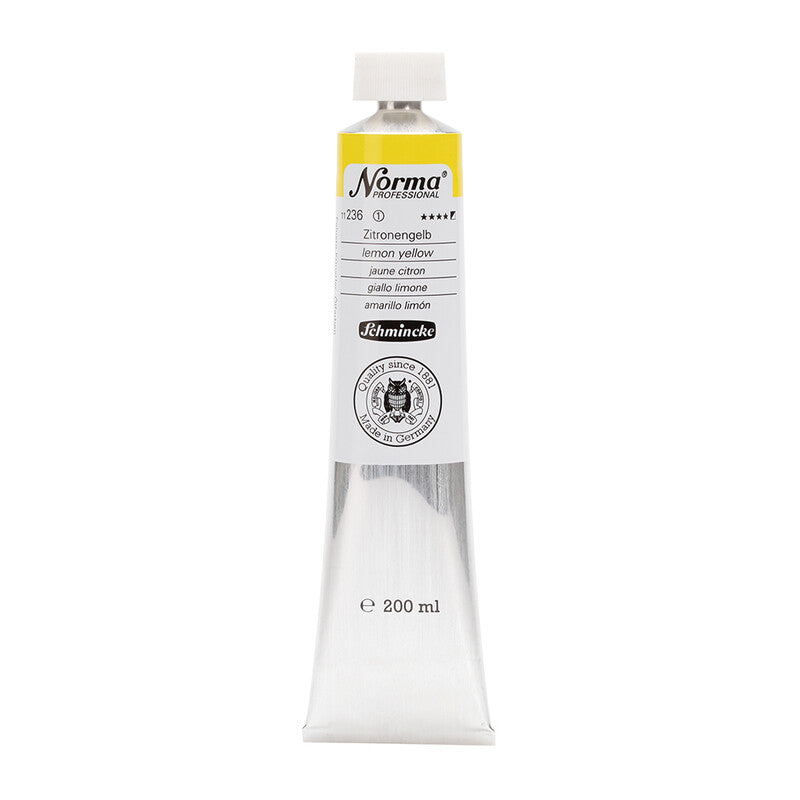 Schmincke Norma Professional olieverf 200 ml – 236 Citroengeel