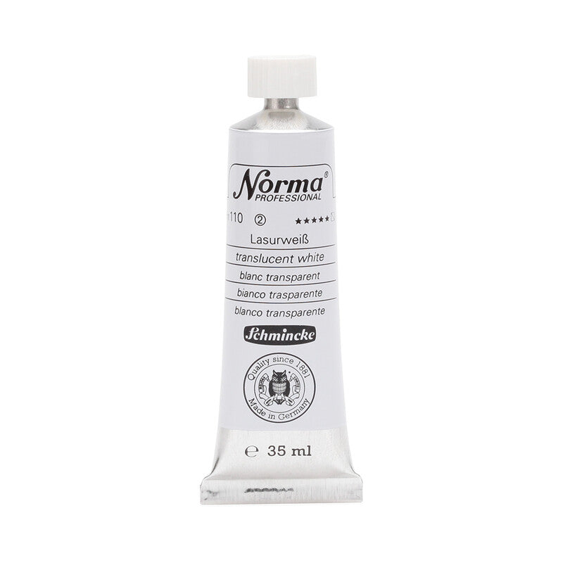 Schmincke Norma Professional olieverf 35 ml – 110 Transparantwit