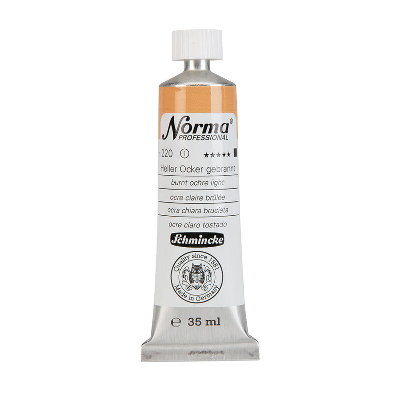 Schmincke Norma Professional olieverf 35 ml – 220 Gebrande oker licht
