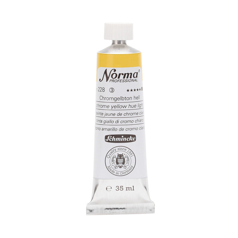 Schmincke Norma Professional olieverf 35 ml – 228 Chroomgeel licht (imit.)