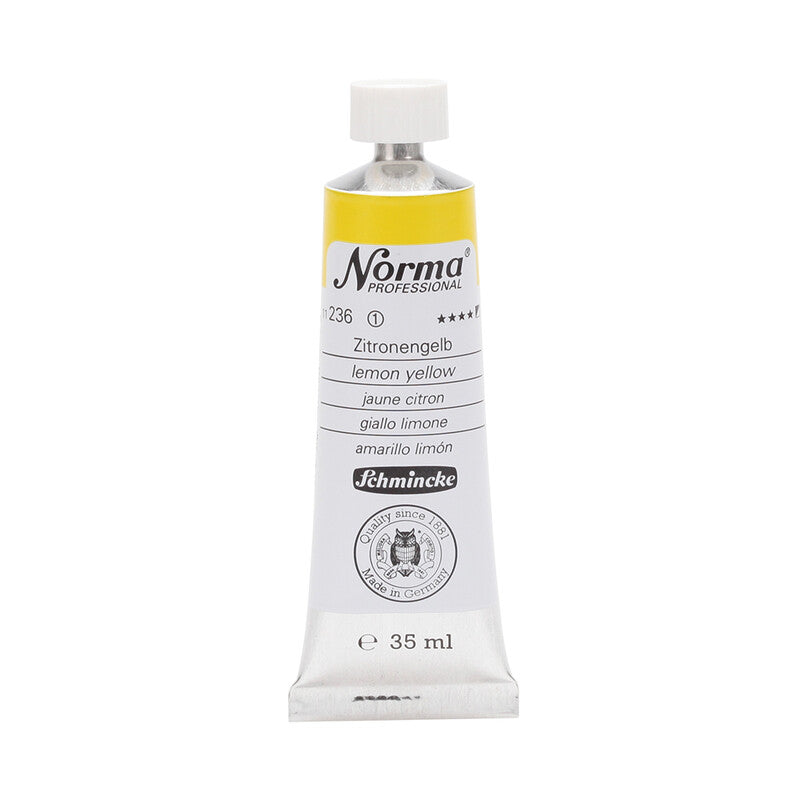 Schmincke Norma Professional olieverf 35 ml – 236 Citroengeel