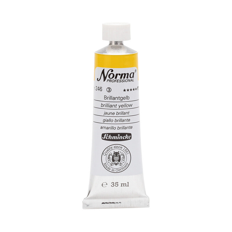 Schmincke Norma Professional olieverf 35 ml – 246 Briljantgeel