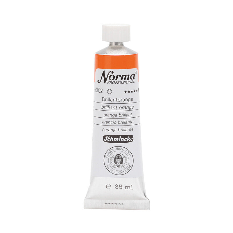 Schmincke Norma Professional olieverf 35 ml – 302 Briljantoranje