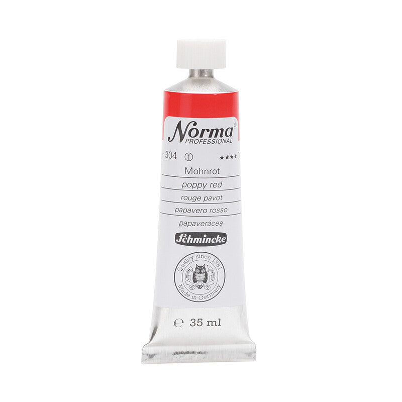 Schmincke Norma Professional olieverf 35 ml – 304 Papaverrood