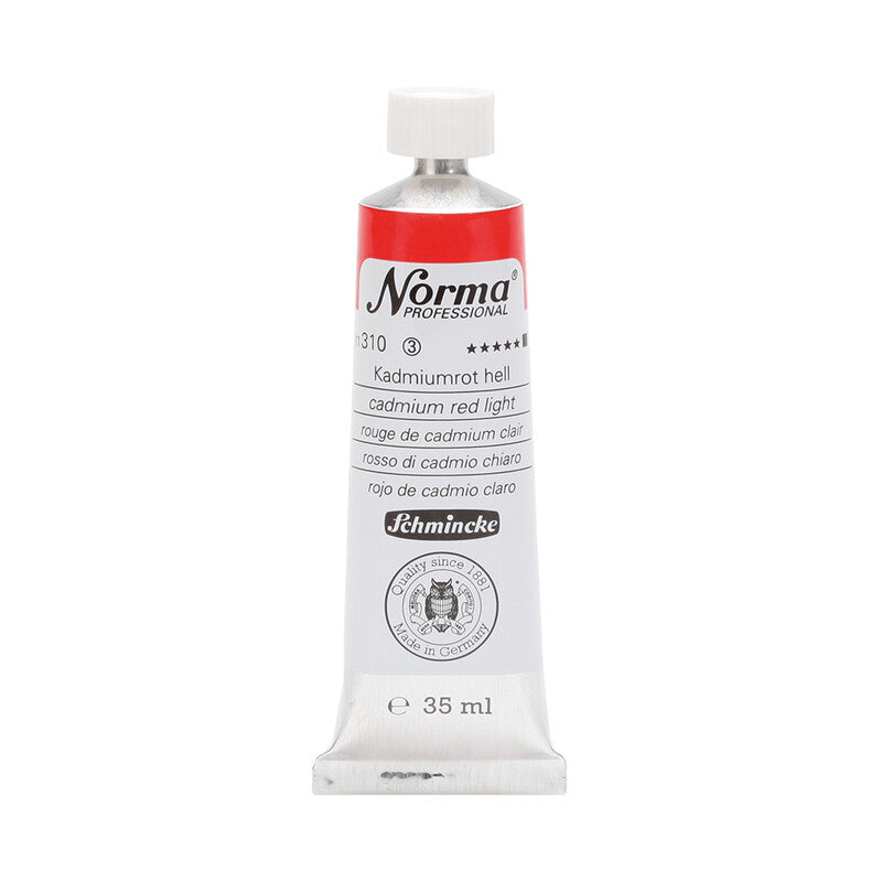 Schmincke Norma Professional olieverf 35 ml – 310 Cadmiumrood licht