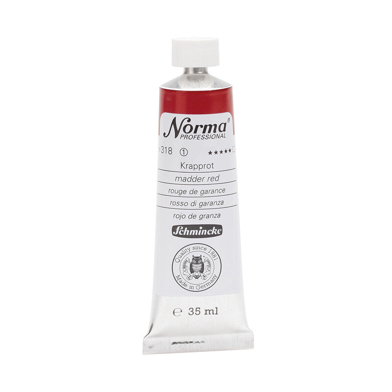 Schmincke Norma Professional olieverf 35 ml – 318 Krapplak rood