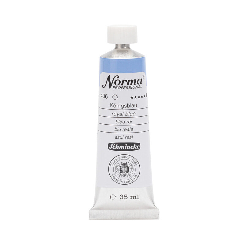 Schmincke Norma Professional olieverf 35 ml – 406 Koningsblauw