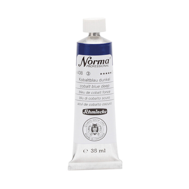 Schmincke Norma Professional olieverf 35 ml – 408 Kobaltblauw donker