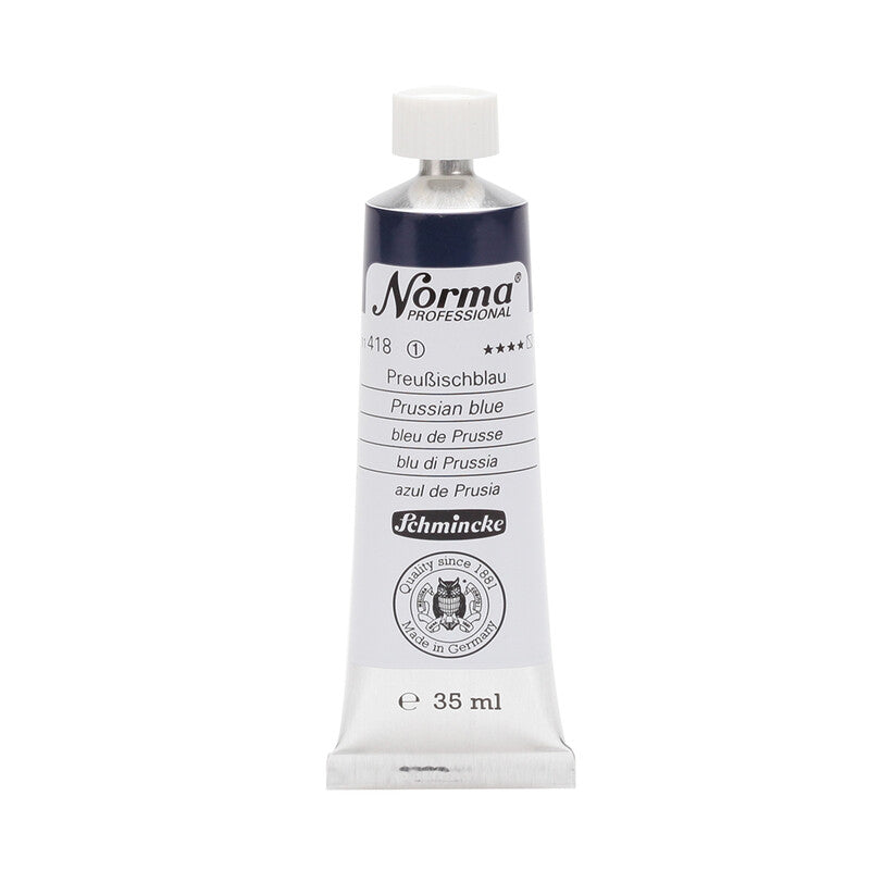 Schmincke Norma Professional olieverf 35 ml – 418 Pruisisch blauw