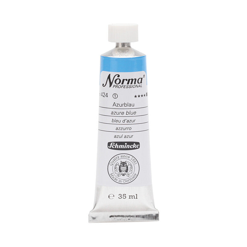 Schmincke Norma Professional olieverf 35 ml – 424 Azuurblauw
