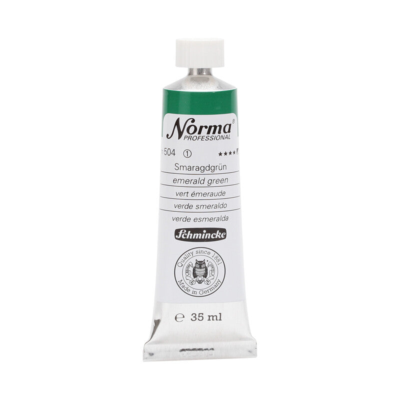 Schmincke Norma Professional olieverf 35 ml – 504 Smaragdgroen