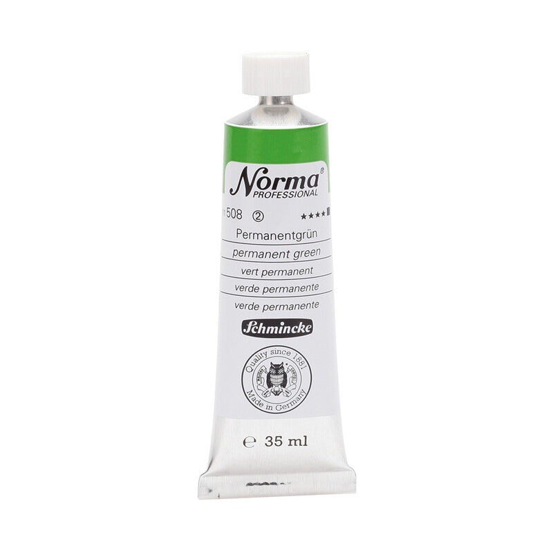 Schmincke Norma Professional olieverf 35 ml – 508 Permanentgroen