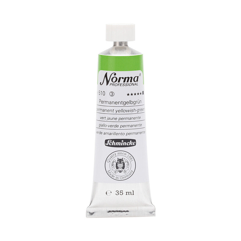 Schmincke Norma Professional olieverf 35 ml – 510 Permanentgeelgroen