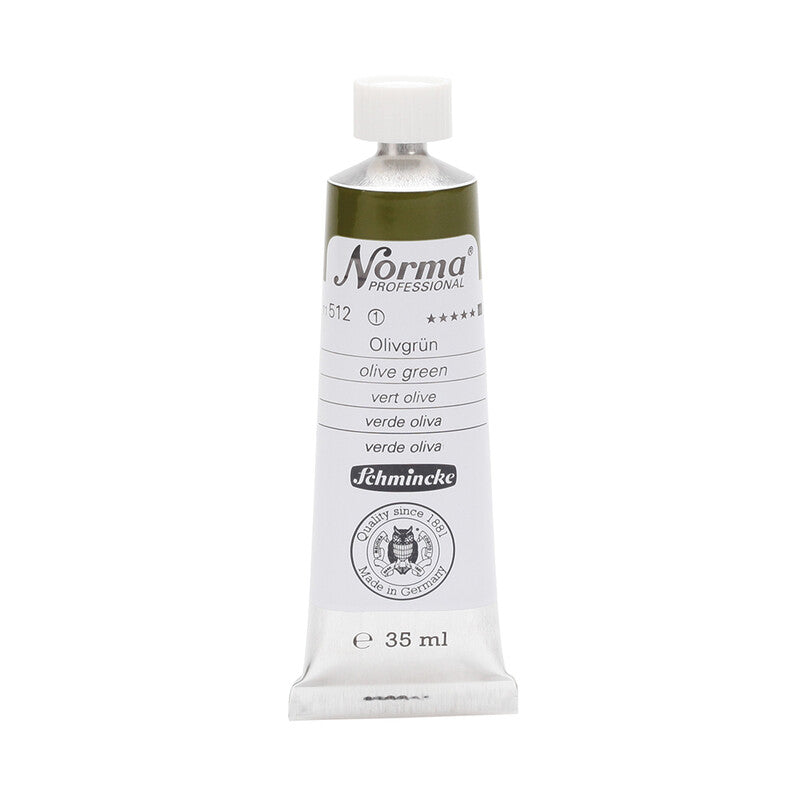 Schmincke Norma Professional olieverf 35 ml – 512 Olijfgroen