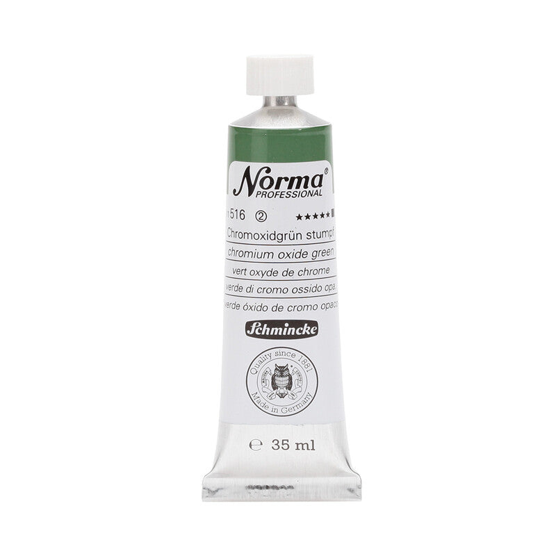 Schmincke Norma Professional olieverf 35 ml – 516 Chroomoxidegroen