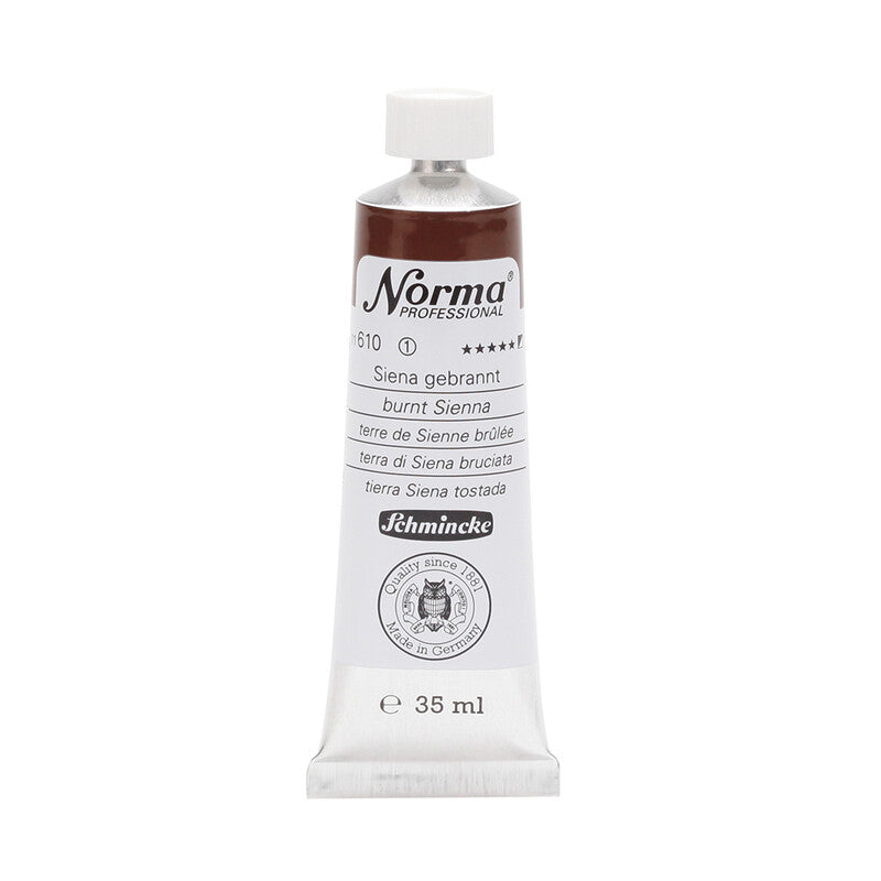 Schmincke Norma Professional olieverf 35 ml – 610 Gebrande sienna