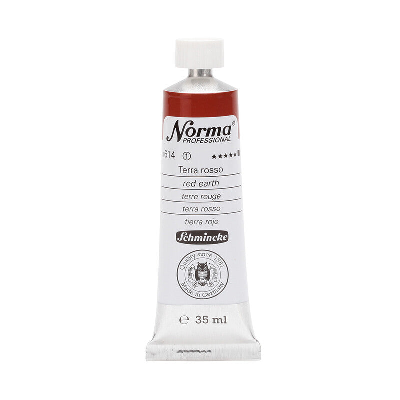 Schmincke Norma Professional olieverf 35 ml – 614 Rode aarde