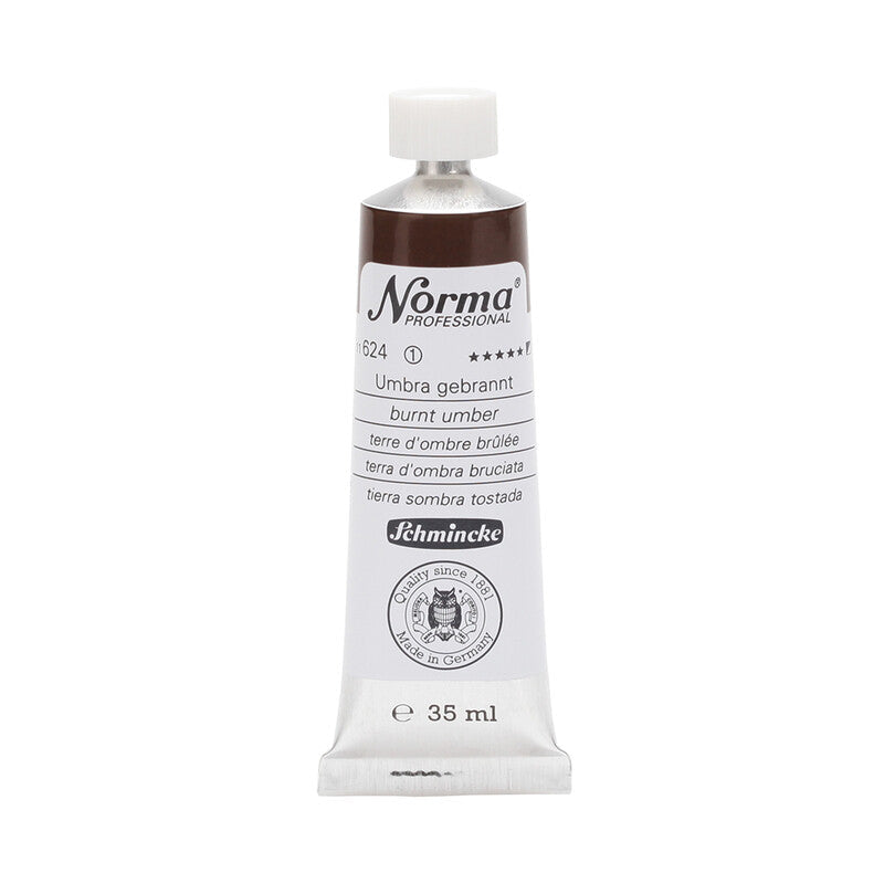 Schmincke Norma Professional olieverf 35 ml – 624 Gebrande omber