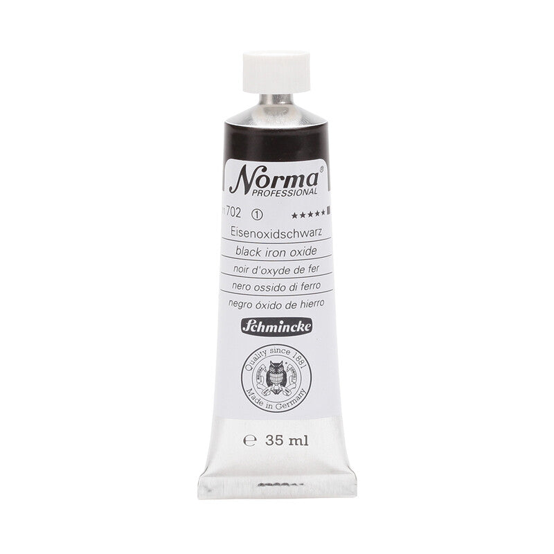 Schmincke Norma Professional olieverf 35 ml – 702 IJzeroxidezwart