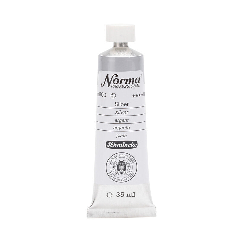 Schmincke Norma Professional olieverf 35 ml – 800 Zilver