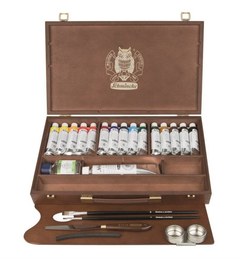 Schmincke Norma Professional olieverfset 15 × 35 ml + wit 120 ml