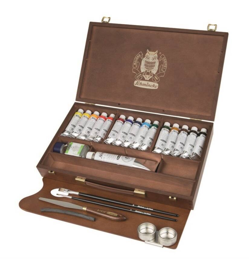 Schmincke Norma Professional olieverfset 15 × 35 ml + wit 120 ml