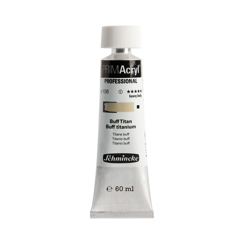 Schmincke PRIMAcryl Professional Acrylic Paint 60 ml – 106 Buff titanium