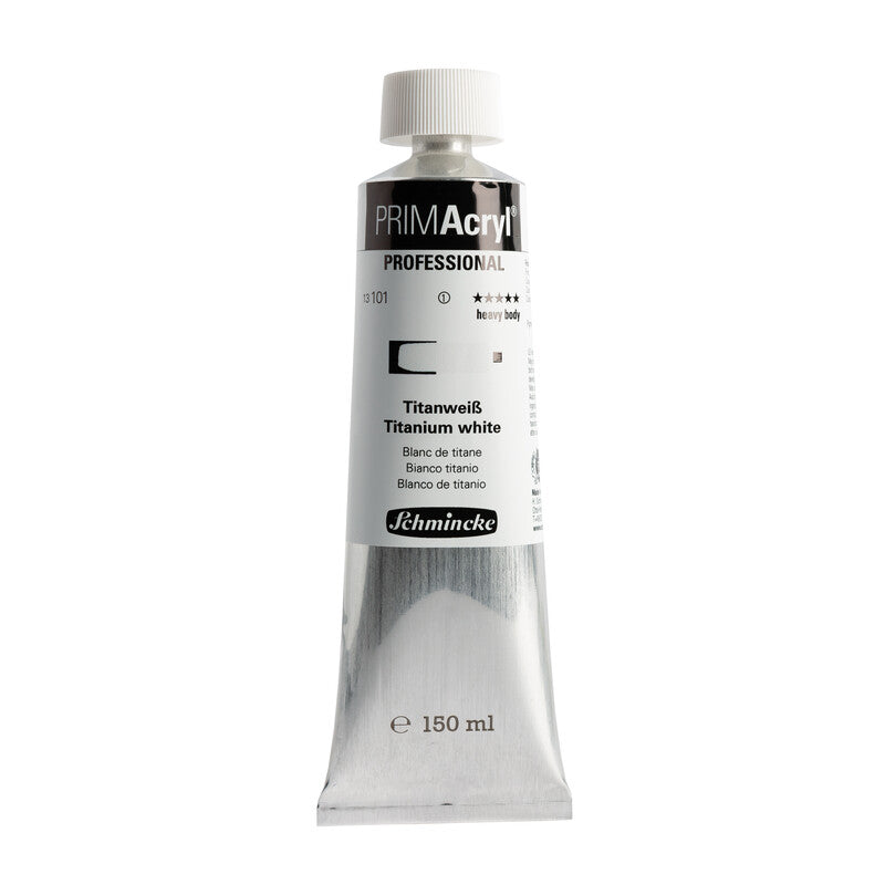 Schmincke PRIMAcryl Professional acrylverf 150 ml – 101 Titaanwit