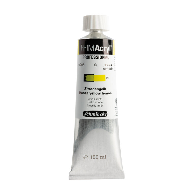 Schmincke PRIMAcryl Professional acrylverf 150 ml – 205 Hansageel citroen