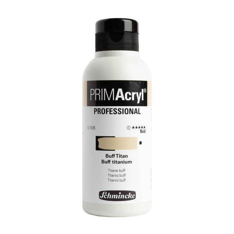 Schmincke PRIMAcryl Professional acrylverf 250 ml – 106 Titaanbeige vloeibaar