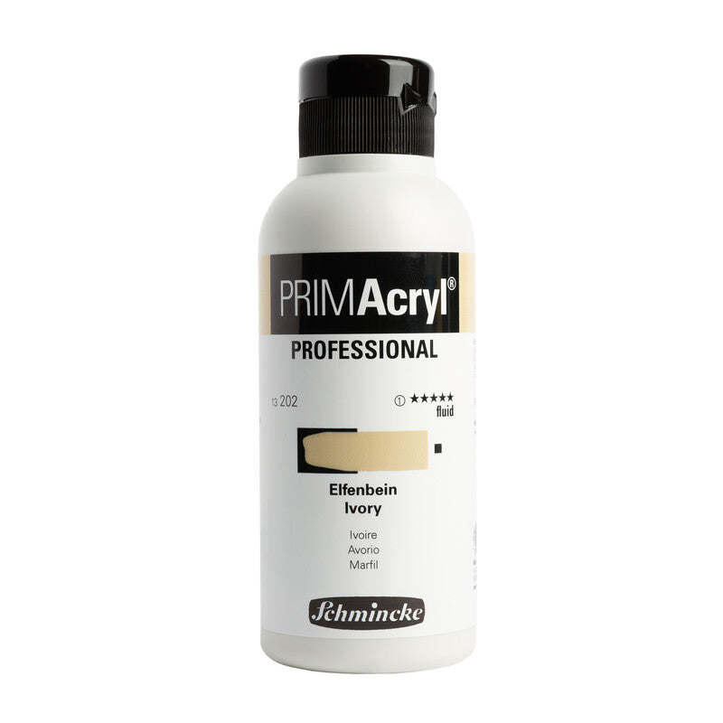Schmincke PRIMAcryl Professional acrylverf 250 ml – 202 Ivoor vloeibaar