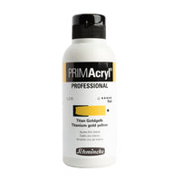 Schmincke PRIMAcryl Professional acrylverf 250 ml – 235 Titaangoudgeel vloeibaar