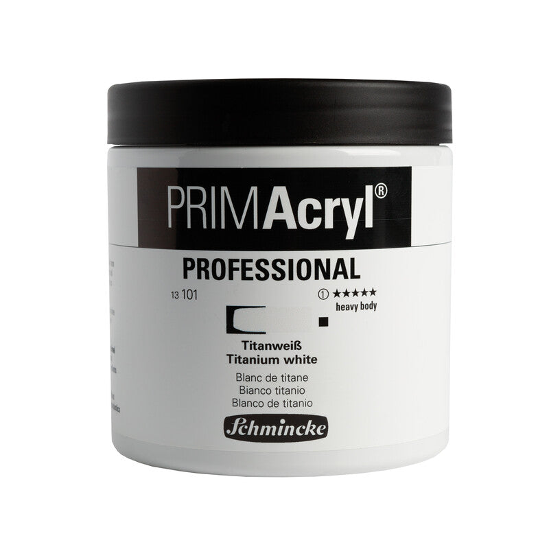 Schmincke PRIMAcryl Professional acrylverf 474 ml – titaanwit