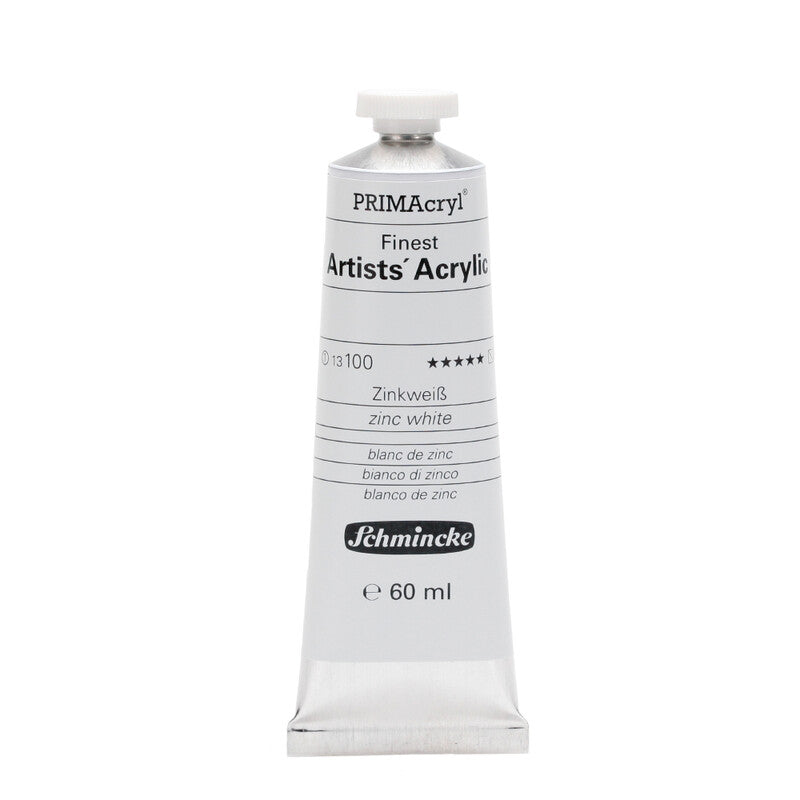 Schmincke PRIMAcryl Professional acrylverf 60 ml – 100 Zinkwit