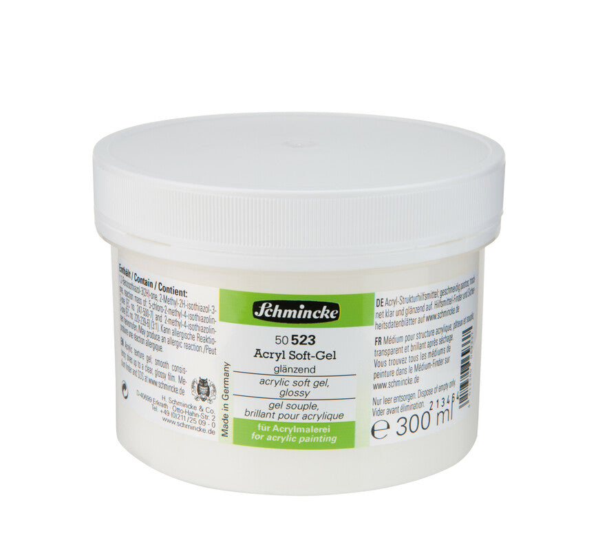 Schmincke Soft gel glanzend, gelmedium 300 ml