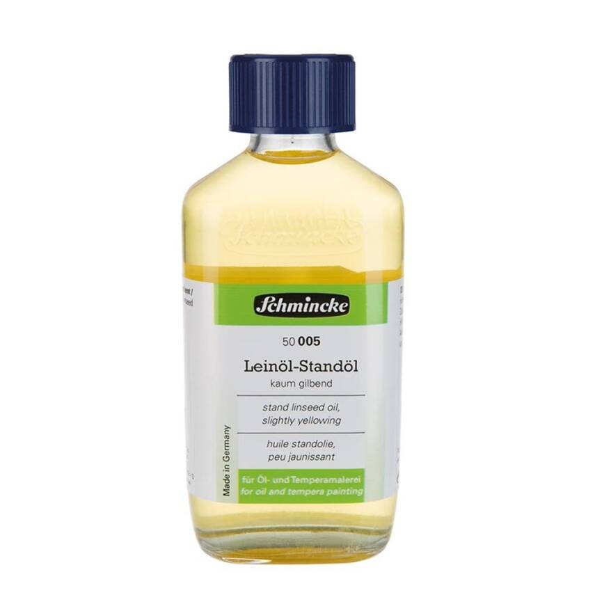 Schmincke standolie (Stand linseed oil), 60 en 200 ml
