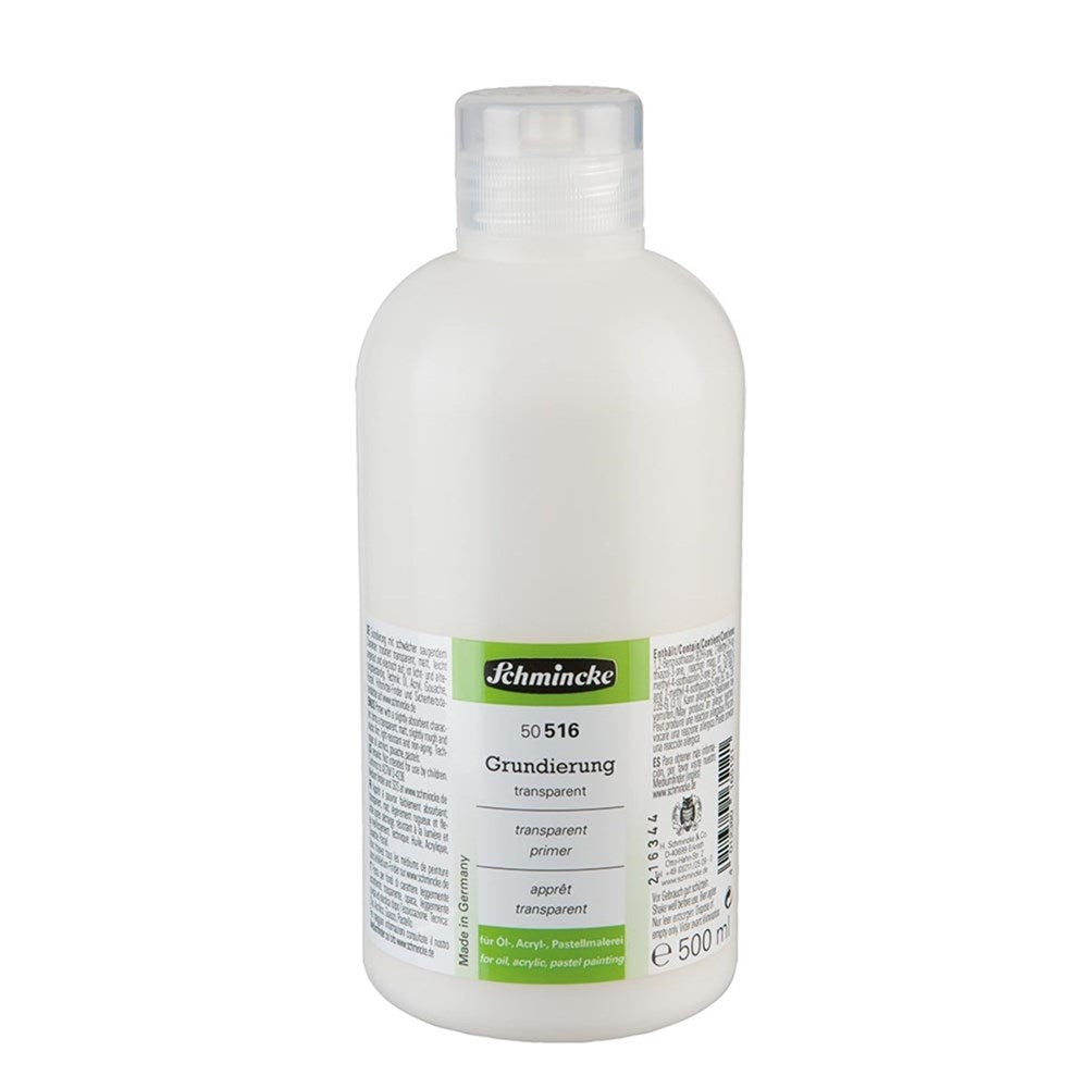Schmincke Transparent primer, transparante gesso 500 ml
