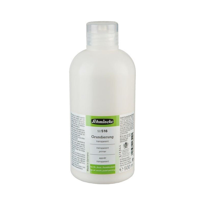 Schmincke Transparent primer, transparante gesso 500 ml