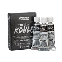 Schmincke Trio Liquid Charcoal vloeibare houtskool