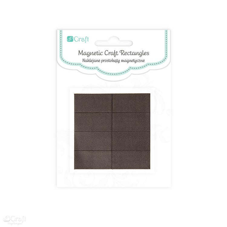 Self-Adhesive Magnetic Rectangles / Set of 12