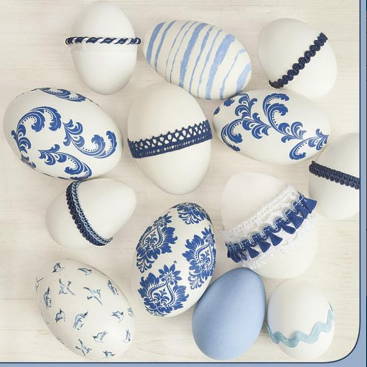 ARTMiE decoupageservet Blue Style Easter Eggs, 33 × 33 cm