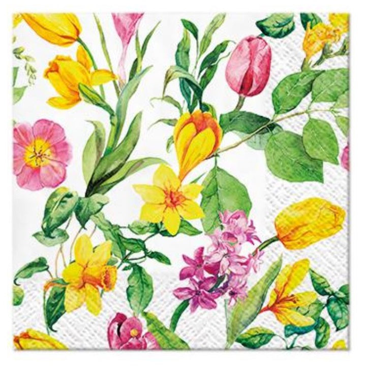 Nassau cocktailservet voor decoupage Early Spring, 25 × 25 cm